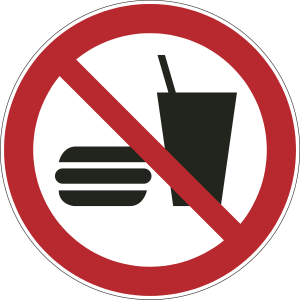 Verbotsaufkleber